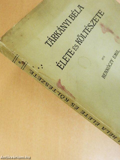 Tárkányi Béla élete és költészete