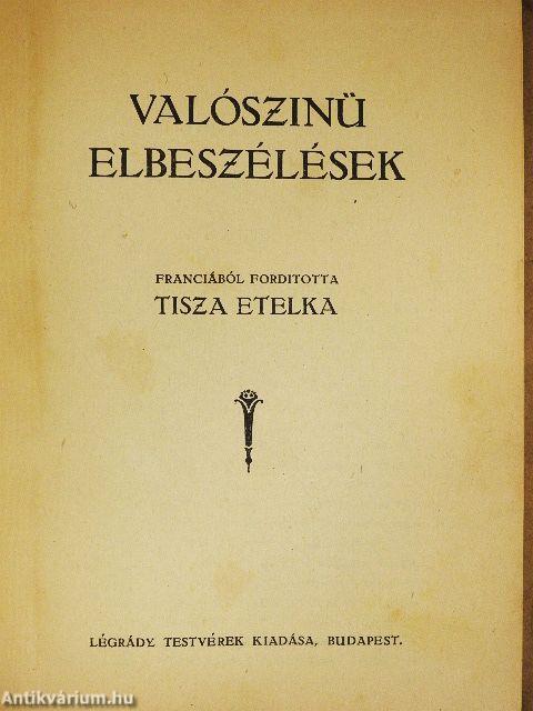 Valószinü elbeszélések