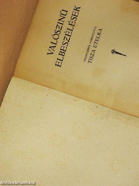 Valószinü elbeszélések