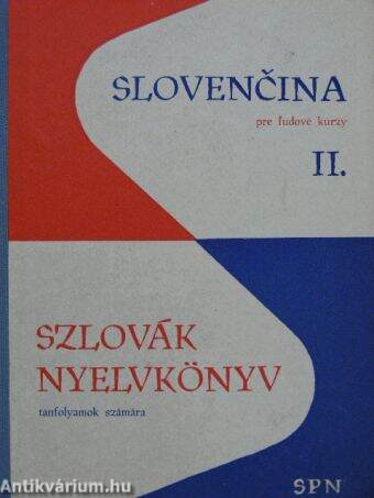 Szlovák nyelvkönyv tanfolyamok számára II.