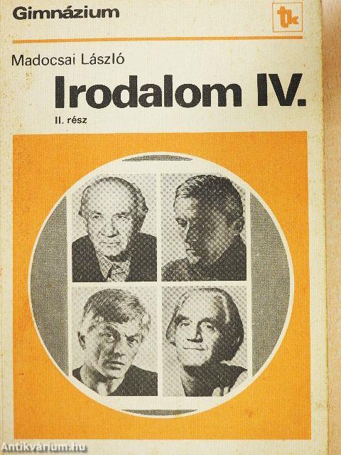 Irodalom IV./II.