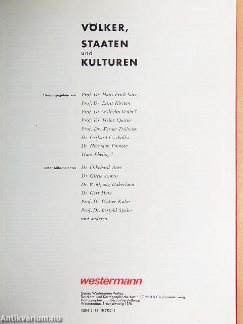 Völker, Staaten und Kulturen