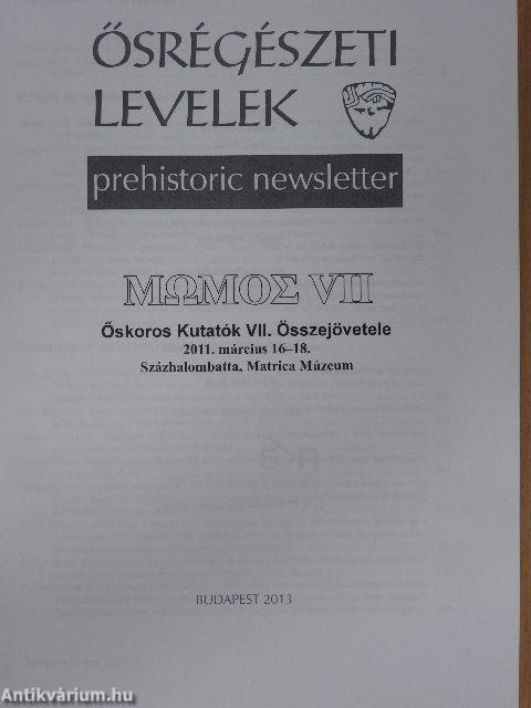 Ősrégészeti Levelek 2011.