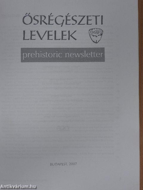 Ősrégészeti Levelek 2007.
