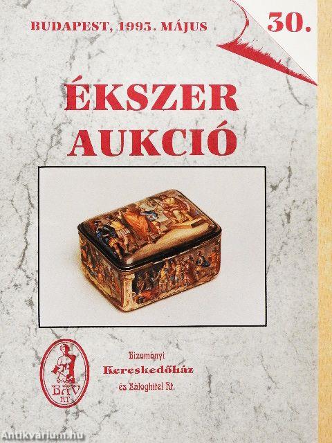 BÁV Rt. 30. ékszeraukció