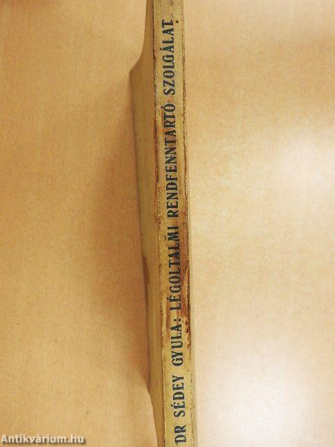 Légoltalmi Rendfenntartó Szolgálat tananyaga kérdés-feleletekben