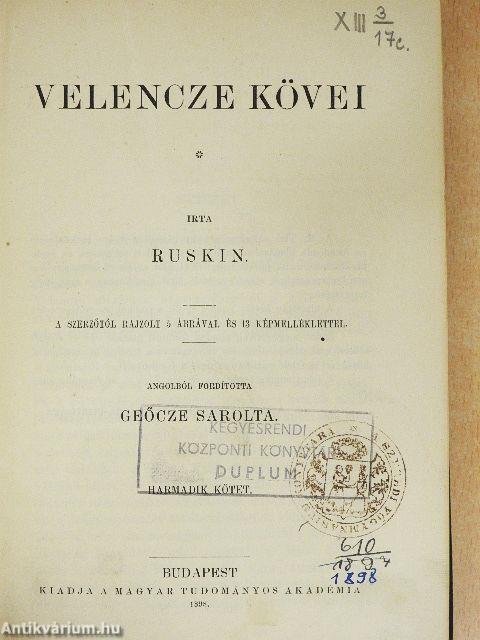 Velencze kövei III. (töredék)