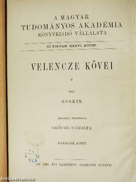 Velencze kövei III. (töredék)