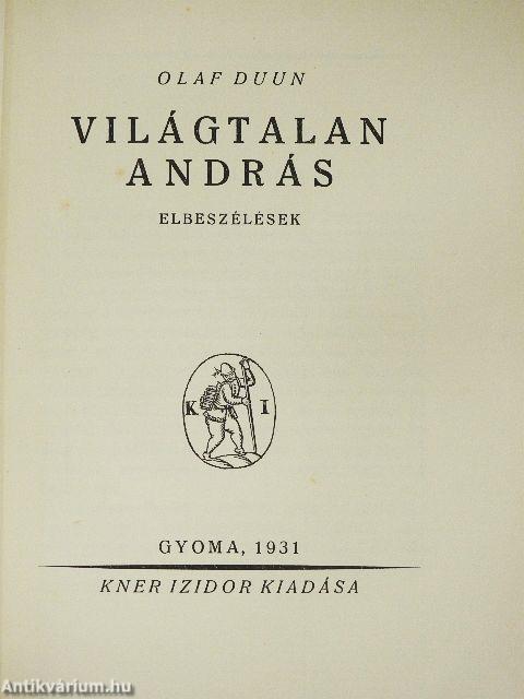 Világtalan András