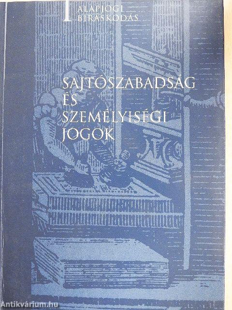 Sajtószabadság és személyiségi jogok