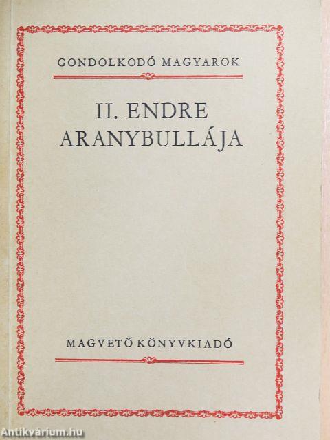 II. Endre Aranybullája