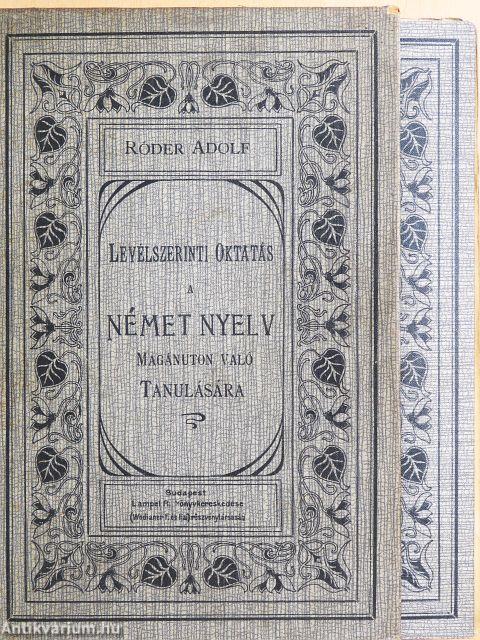 Levélszerinti oktatás a német nyelv magánuton való tanulására (nem teljes)