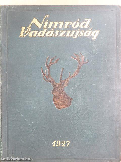 Nimród Vadászujság 1927. január-december