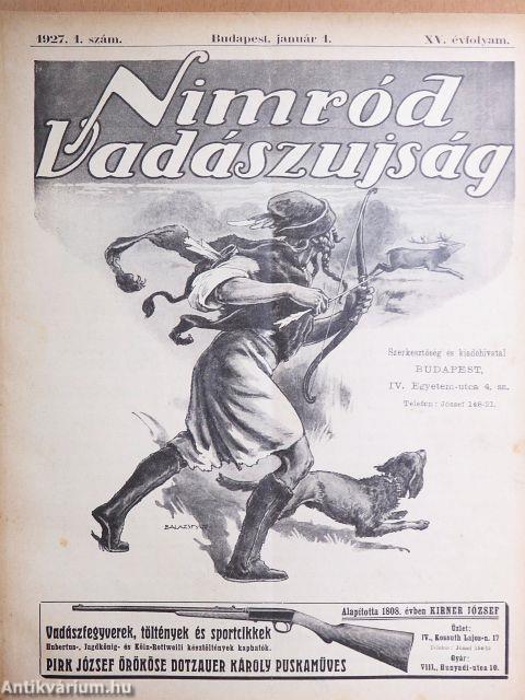 Nimród Vadászujság 1927. január-december