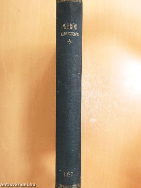 Nimród Vadászujság 1927. január-december