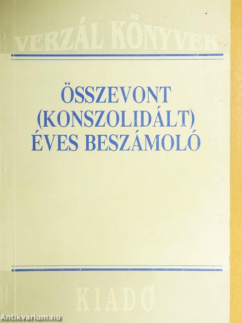 Összevont (konszolidált) éves beszámoló