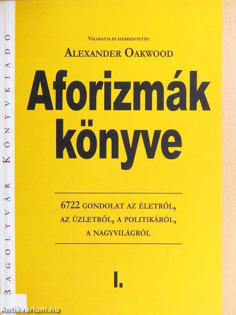 Aforizmák könyve I-II.