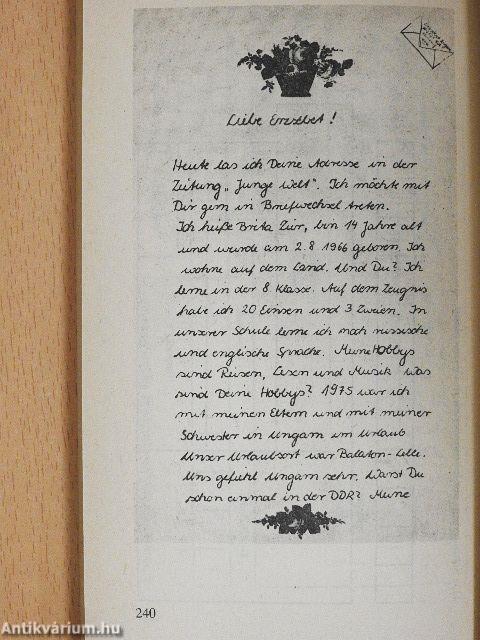 Levelezzünk német nyelven!