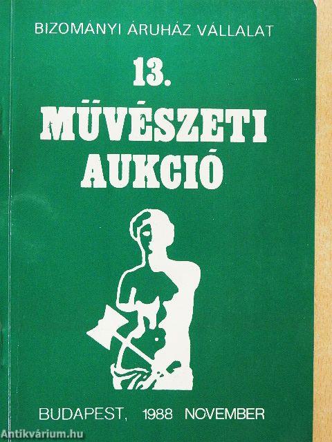 13. művészeti aukció