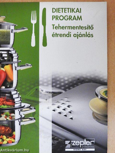 Dietetikai program - Tehermentesítő étrendi ajánlás