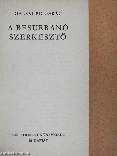 A besurranó szerkesztő