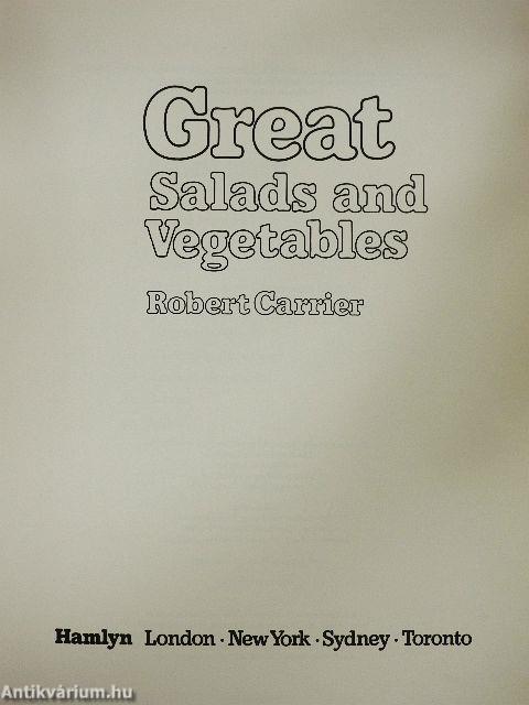 Great Salads and Vegetables