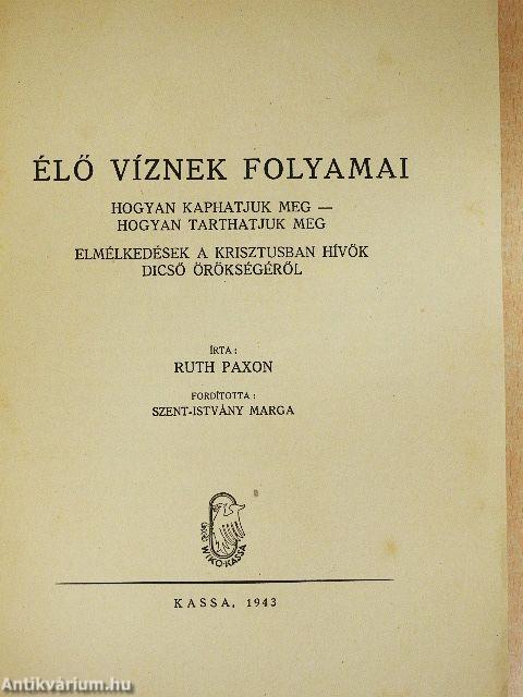 Élő víznek folyamai/A szentlélek hármas titka