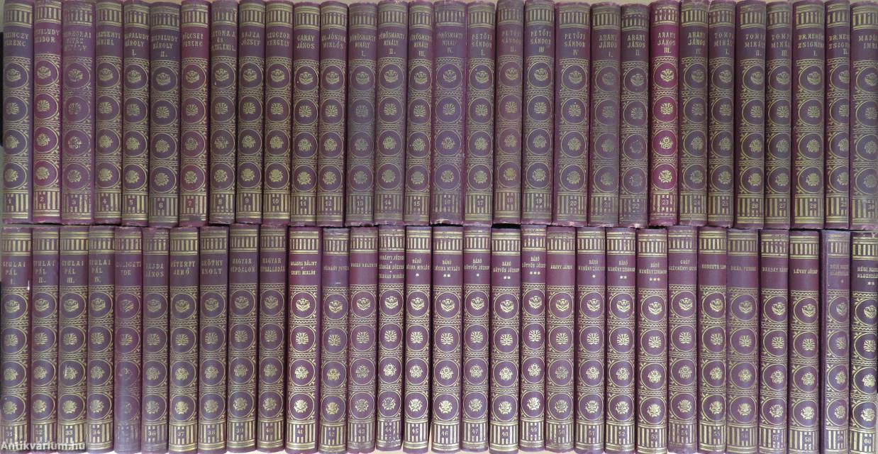 Élő könyvek-Magyar Klasszikusok I-LX.