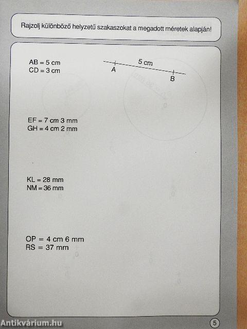 Gyakorlólapok a síkidomok szerkesztéséhez