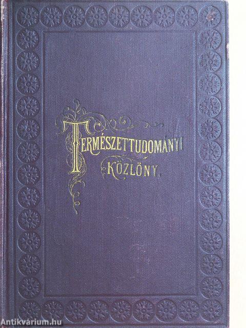 Természettudományi Közlöny 1908. január-december/Pótfüzetek a Természettudományi Közlönyhöz 1908. január-december