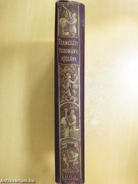 Természettudományi Közlöny 1908. január-december/Pótfüzetek a Természettudományi Közlönyhöz 1908. január-december