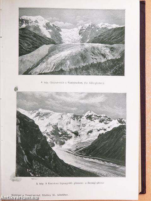 Természettudományi Közlöny 1908. január-december/Pótfüzetek a Természettudományi Közlönyhöz 1908. január-december