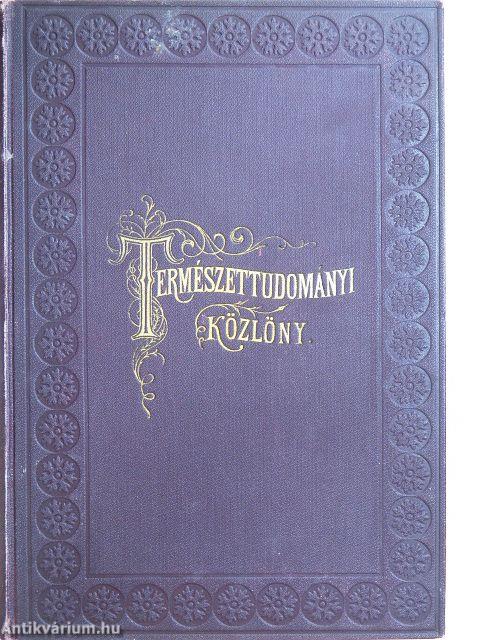 Természettudományi Közlöny 1909. január-december/Pótfüzetek a Természettudományi Közlönyhöz 1909. január-december