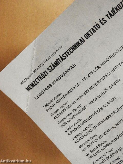 Számítógépes információrendszerek fejlesztésének irányítása