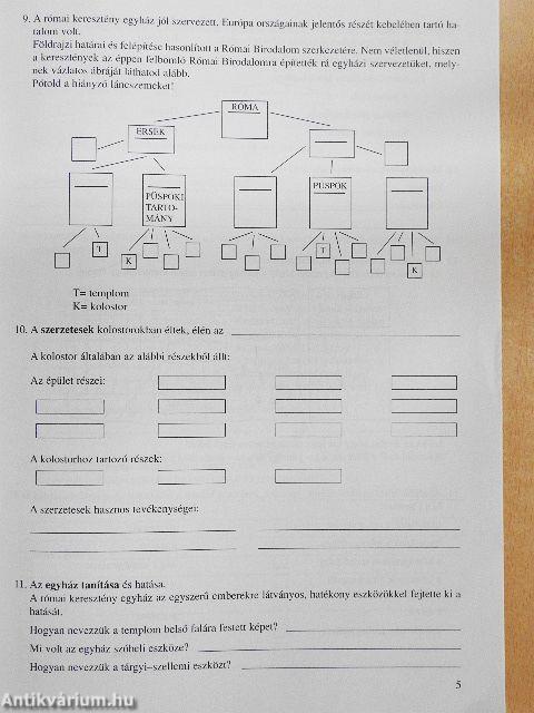 Történelem munkafüzet 6.