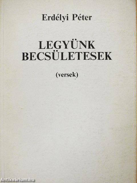 Legyünk becsületesek