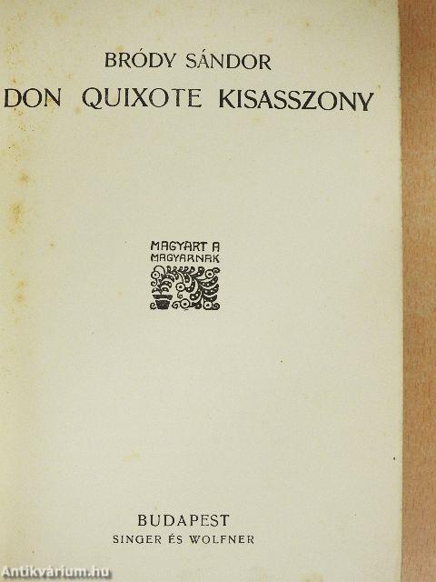 Don Quixote kisasszony