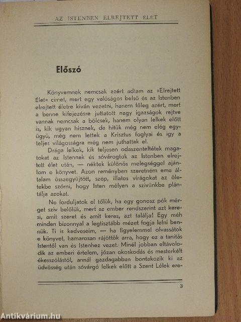 Az Istenben elrejtett élet
