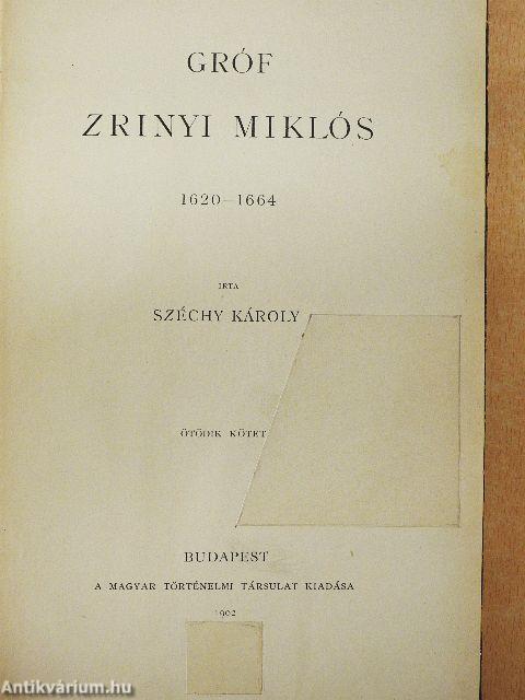 Gróf Zrinyi Miklós V. (töredék)