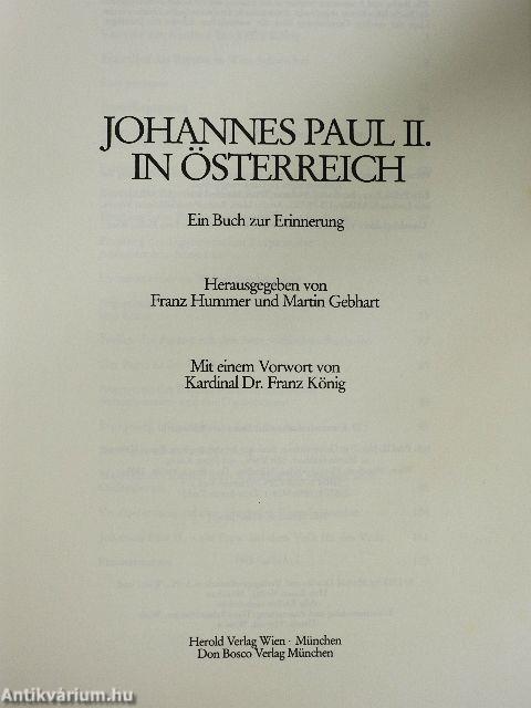 Johannes Paul II. in Österreich