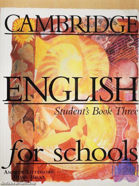 Cambridge English for Schools - Student's Book Three