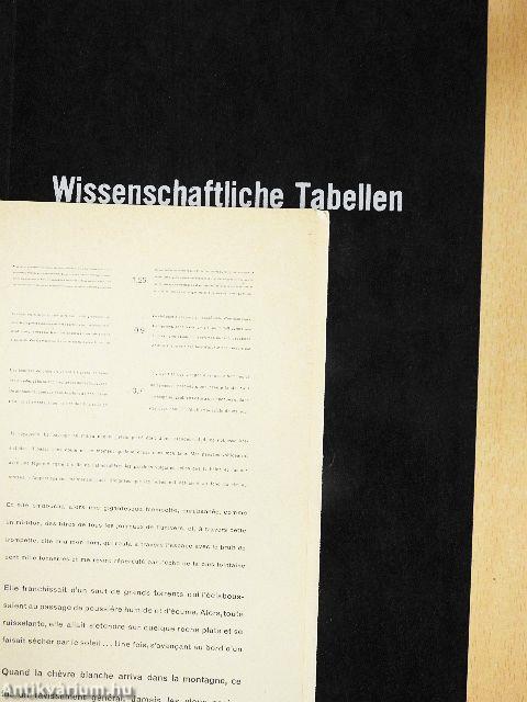 Wissenschaftliche Tabellen 1953