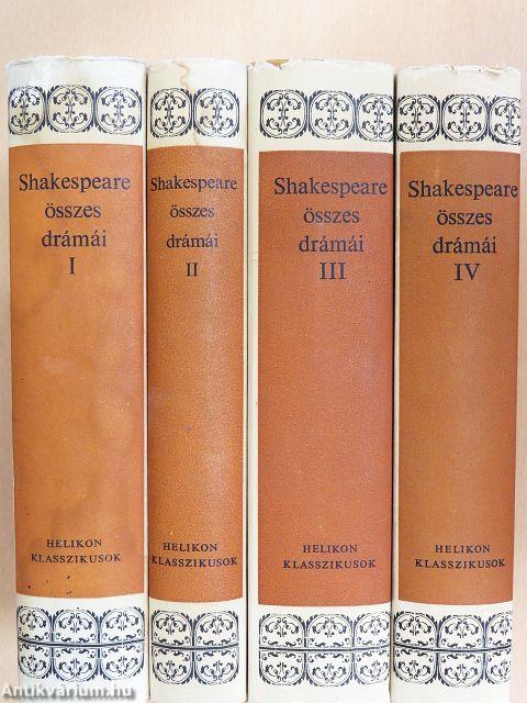 Shakespeare összes drámái I-IV.