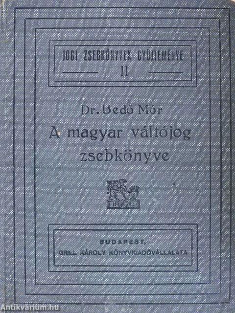 A magyar váltójog kézikönyve