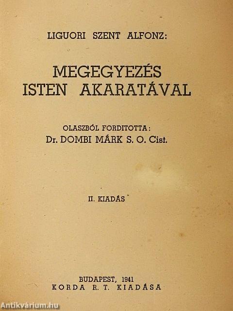 Megegyezés Isten akaratával