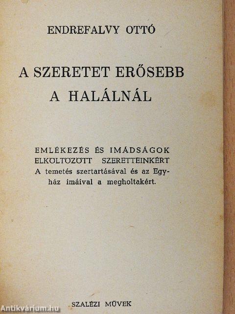 A szeretet erősebb a halálnál