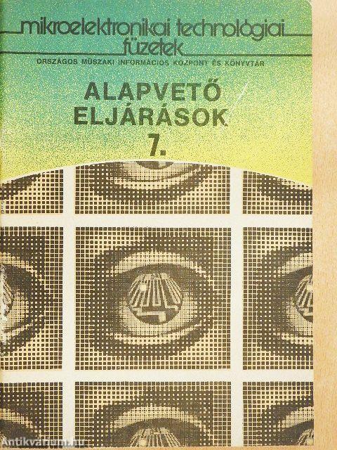 Alapvető eljárások 7.