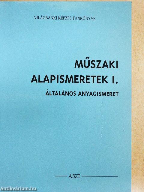 Műszaki alapismeretek I.