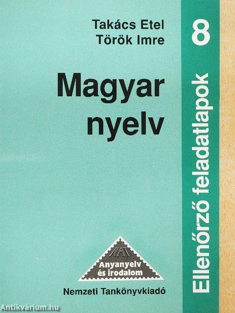 Magyar nyelv - Ellenőrző feladatlapok 8.