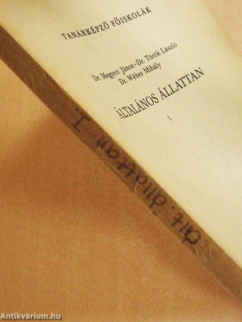 Általános állattan I.